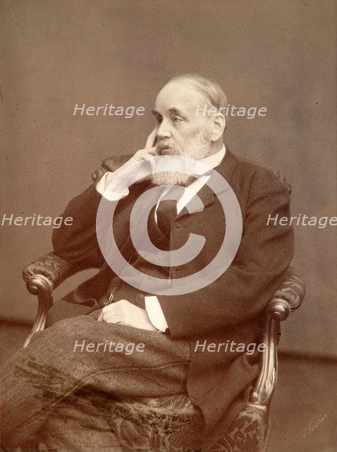 Ivan Goncharov, Russian author, 19th century. Artist: Andrei Deniere