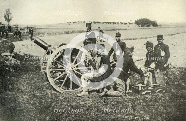 'Austrian Artillery in the Field' , (1919). Creator: Unknown.