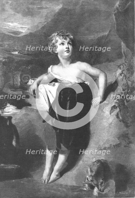 ''A Child with a Kid'; after Sir Thomas Lawrence, P.R.A', 1890. Creator: Charles Roberts.
