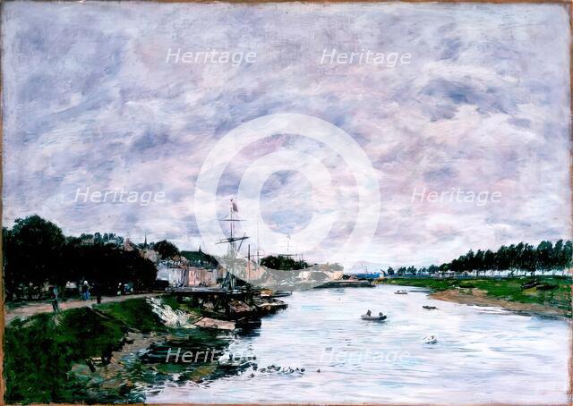 Saint-Valery-sur-Somme, 1890. Creator: Eugene Louis Boudin.