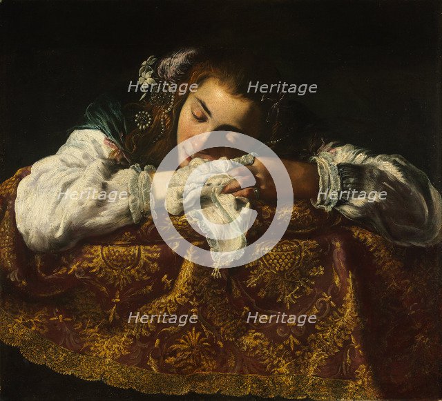 Sleeping Girl. Artist: Fetti, Domenico (1588/90-1623)
