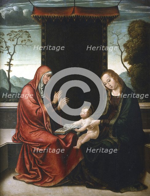 'St Anne, the Virgin and Child', c1520-1565. Artist: Juan de Borgona the Younger