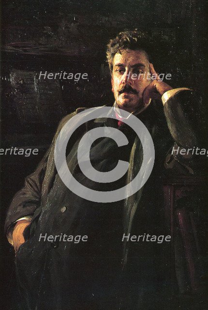Portrait of the Composer Giacomo Puccini (1858-1924), 1903.