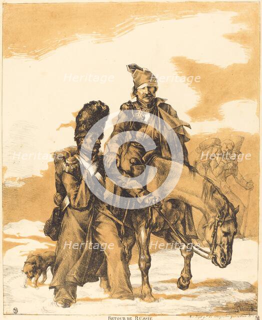Retreat from Russia (Retour de Russie), 1818. Creator: Theodore Gericault.
