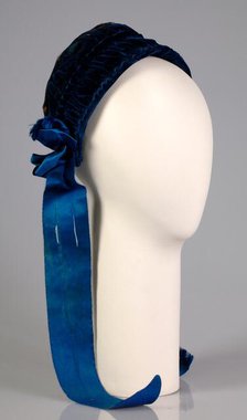 Evening bonnet, American, ca. 1880. Creator: Unknown.