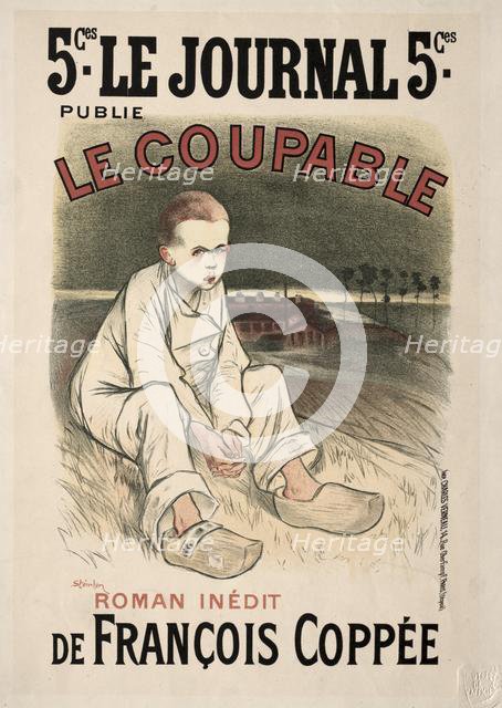 The Culprit, 1896. Creator: Théophile Alexandre Steinlen (Swiss, 1859-1923).