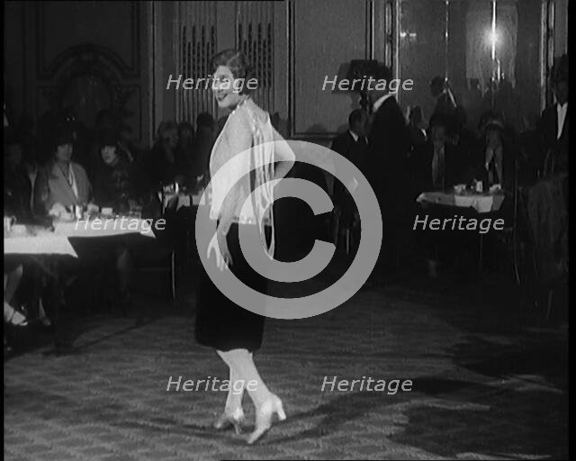An Audience of Female Civilians Watching Other Female Civilians Modelling Glamorous Outfits..., 1920 Creator: British Pathe Ltd.