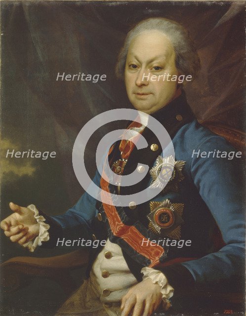 Portrait of Alexey Melgunov (1722-1788), 1790. Artist: Levitsky, Dmitri Grigorievich (1735-1822)