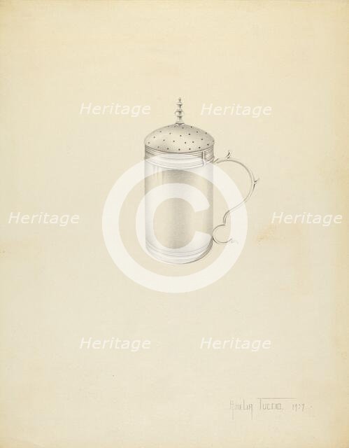 Silver Caster, 1937. Creator: Amelia Tuccio.