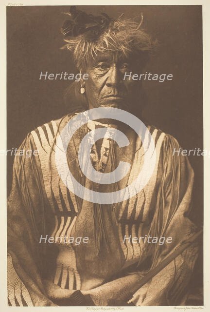 Red Whip - Atsina, 1908. Creator: Edward Sheriff Curtis.