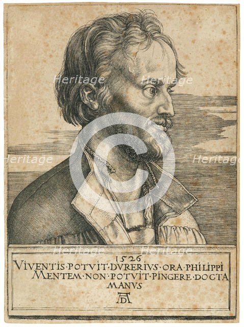 Portrait of Philipp Melanchthon (1497-1560), 1526. Creator: Dürer, Albrecht (1471-1528).
