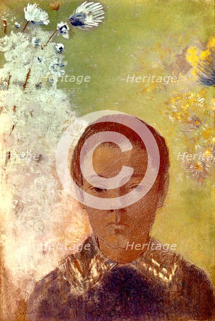 'Portrait of Ari Redon', c1898. Artist: Odilon Redon