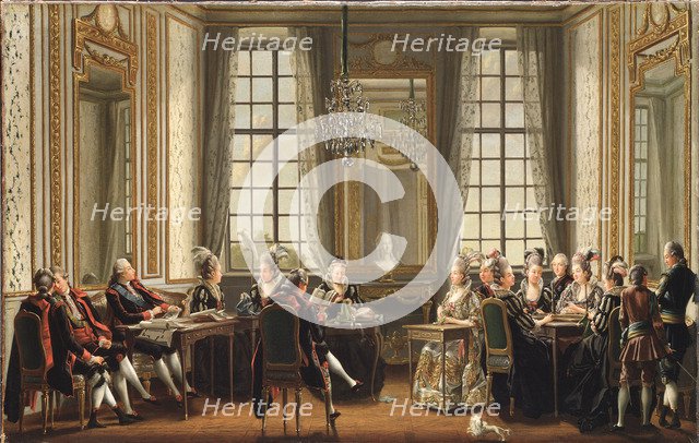 Conversation at Drottningholms Palace, 1779.