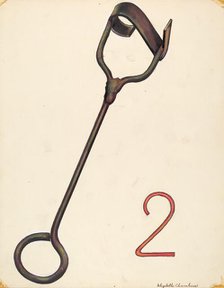 Branding Iron, c. 1942. Creator: Elizabeth Chambers.