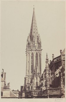 Church of Saint-Pierre, Caen, 1855. Creator: Edouard Baldus.