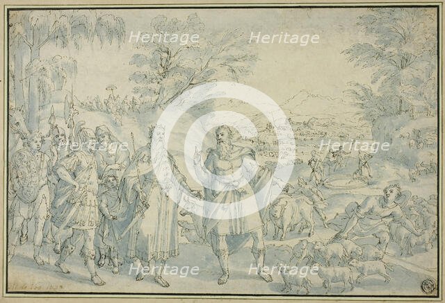 The Meeting of Abraham and Melchizedek, n.d. Creator: Martin de Vos.