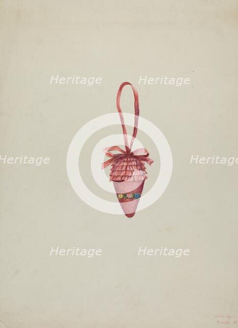 Emery in the Shape of a Strawberry, c. 1937. Creator: Ann Gene Buckley.