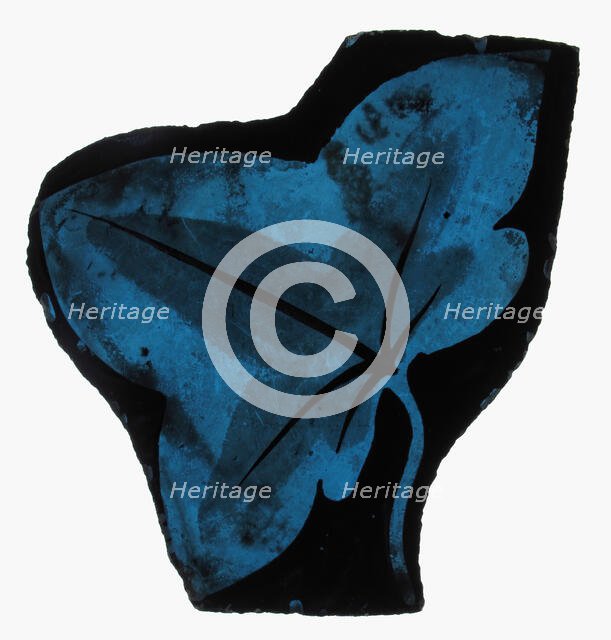 Glass Fragment, French, 14th century. Creator: Unknown.