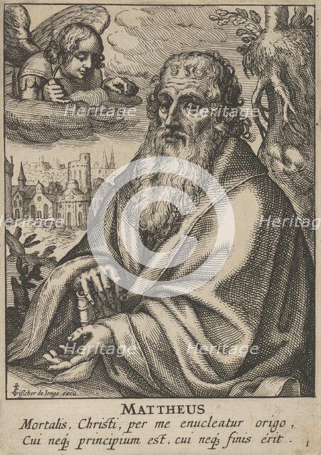Matthew, from The Four Evangelists, 1610-20. Creator: Petrus Feddes.
