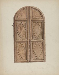 Cabinet Doors, c. 1939. Creator: Rose Campbell-Gerke.