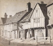 Old Houses at Kenilworth, 1810-15. Creator: David Cox the Elder.