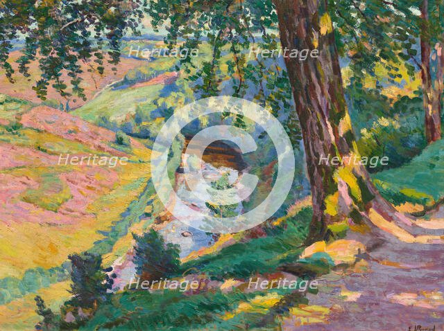 Paysage de la Creuze. Creator: Alluaud, Eugène (1866-1947).