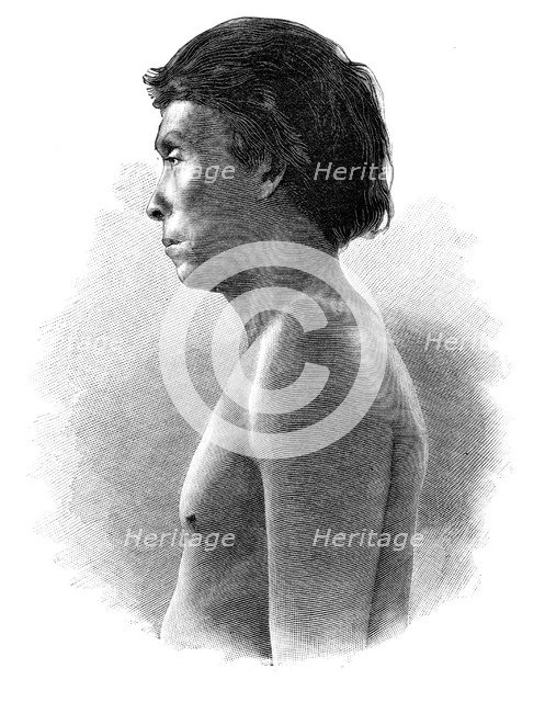 Guatsu Indian, Central America, c1890. Artist: Henri Thiriat