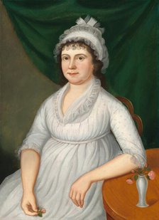 Hannah Lemmon Corcoran (Mrs. Thomas Corcoran), c. 1802/1810. Creator: Charles Peale Polk.