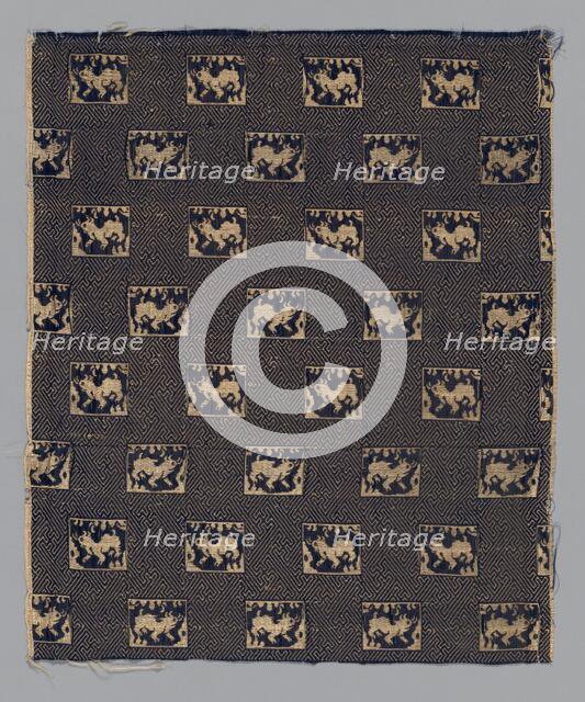 Fragment, Japan, late Edo period (1789-1868)/ Meiji period (1868-1912), 1850/75. Creator: Unknown.