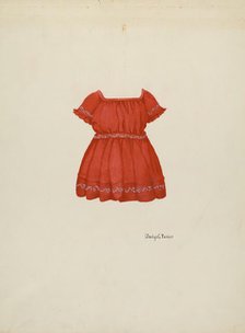Child's Dress, c. 1936. Creator: Gladys C. Parker.