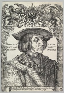 Portrait of Emperor Maximilian I, 1519. Creator: Hans Weiditz.
