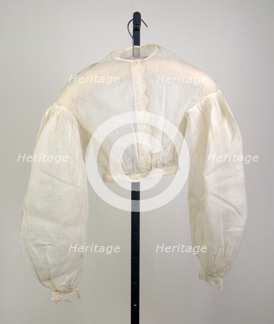 Blouse, American, ca. 1865. Creator: Unknown.
