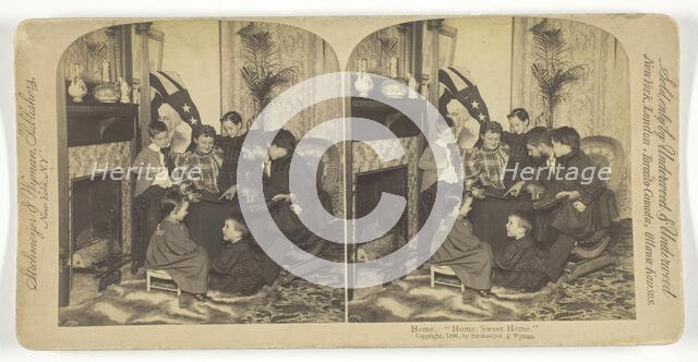 Home, Sweet Home, 1896. Creator: Underwood & Underwood.