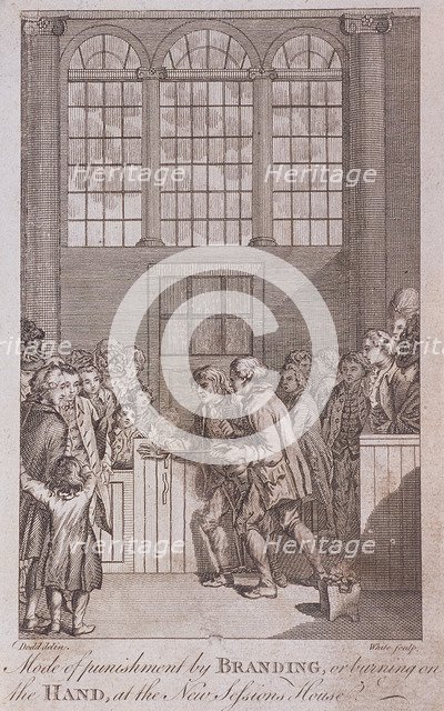 Old Bailey, Sessions House, London, c1770. Artist: T White