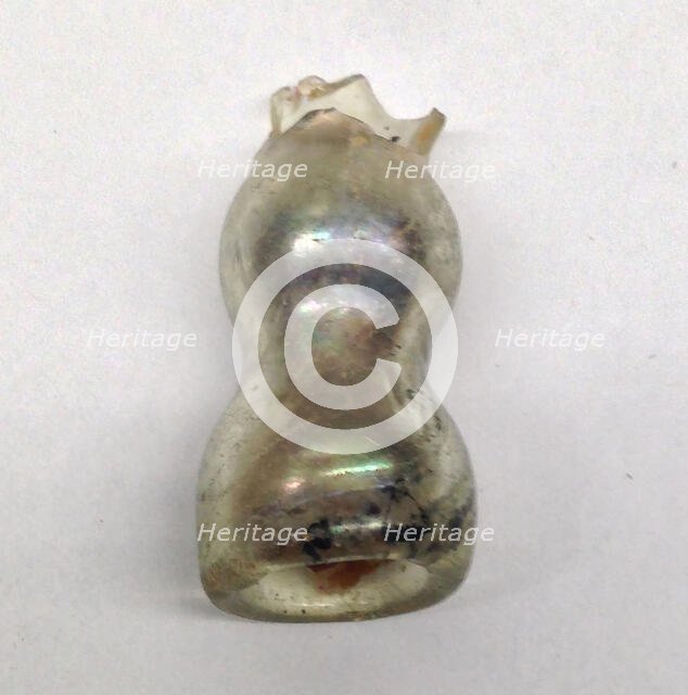 Fragment of Flask Necks, French or German and Syrian, 13th century. Creator: Unknown.