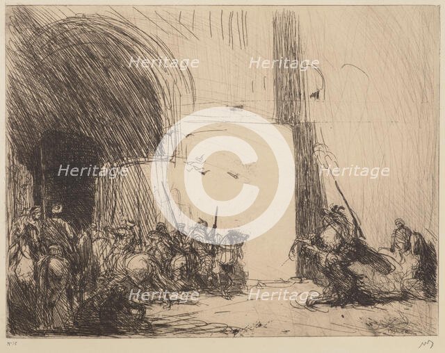 Fantasy, 1902. Creator: Marius Bauer.