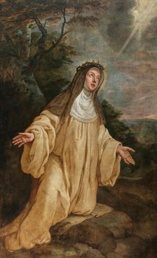 Saint Catherine of Siena. Creator: Crayer, Caspar de (1584-1669).
