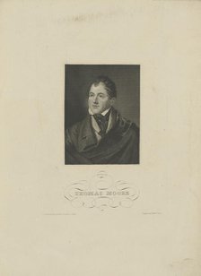 Portrait of the poet Thomas Moore (1779-1852) , 1830s. Creator: Anonymous.