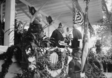 Statue of Commodore John Barry unveiled, Washington DC, 16 May 1914.  Creator: Harris & Ewing.
