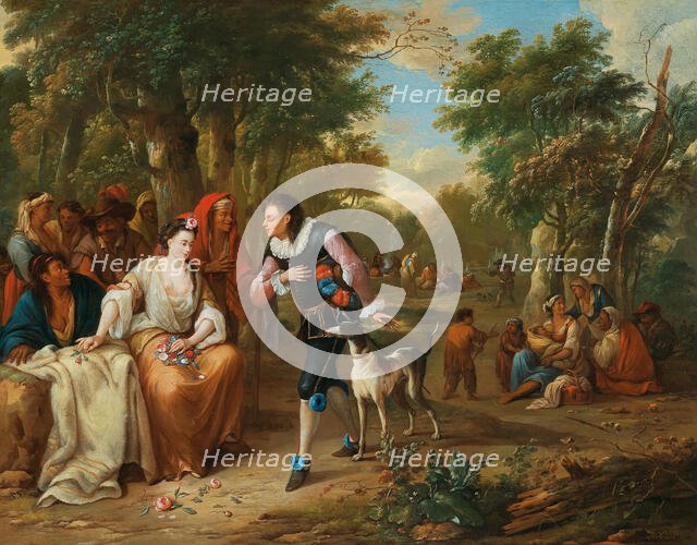 The Story of Constance and Don Juan, 1710. Creator: Carré, Hendrik (1656-1721).