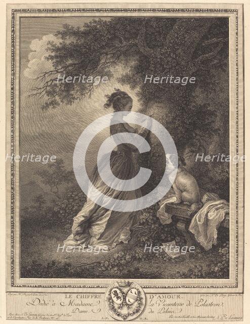 Le Chiffre d'amour, 1786. Creator: Nicolas Delaunay.