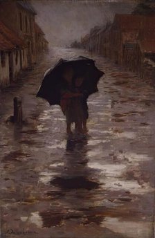 A Wet Day, c1900s. Creator: Joseph Farquharson.