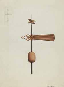 Weather Vane, c. 1936. Creator: Edward L Loper.