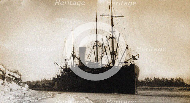 Russian armed transport ship Irtysh Artist: Anonymous  