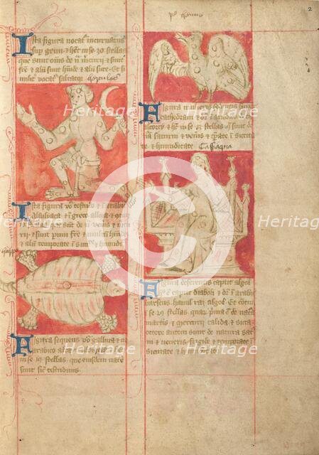 Constellation; Astronomical and Medical Miscellany, late 14th century, shortly after 1386. Creator: Unknown.