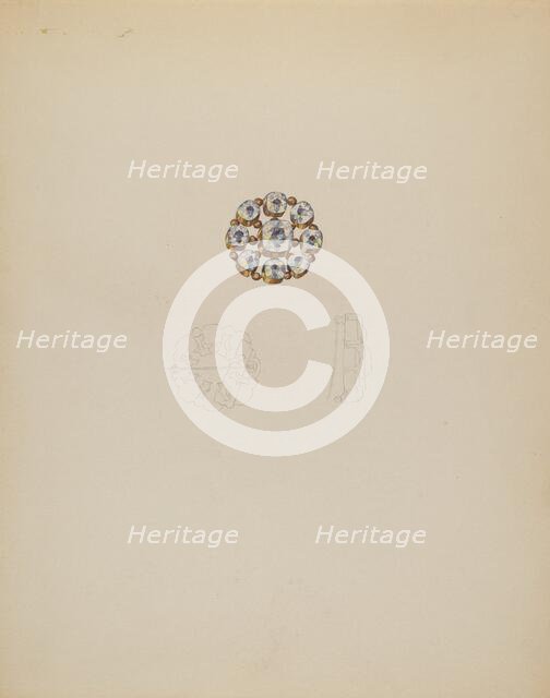 Brooch, c. 1936. Creator: Doris Beer.