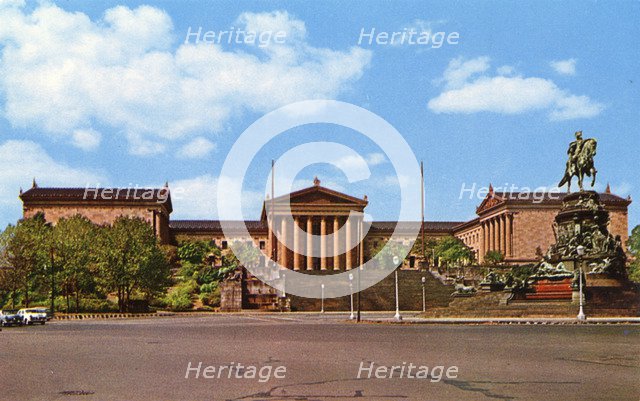 Art Museum, Philadelphia, Pennsylvania, 1955. Artist: Unknown