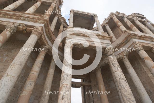 Libya, Sabratha, Theatre, 2007. Creator: Ethel Davies.