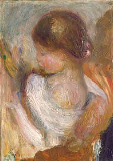 Young Girl Reading, c. 1888. Creator: Pierre-Auguste Renoir.