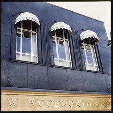 FW Woolworth and Co Ltd, 8-9 Bridge Street, Stratford-upon-Avon, Warwickshire, 1970s-1980s. Creator: Nicholas Anthony John Philpot.
